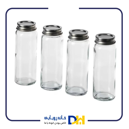 بانکه درب استیل سایز متوسط تکی ایکیا CITRONHAJ