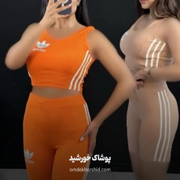 ست کراپ شلوارک آدیداس