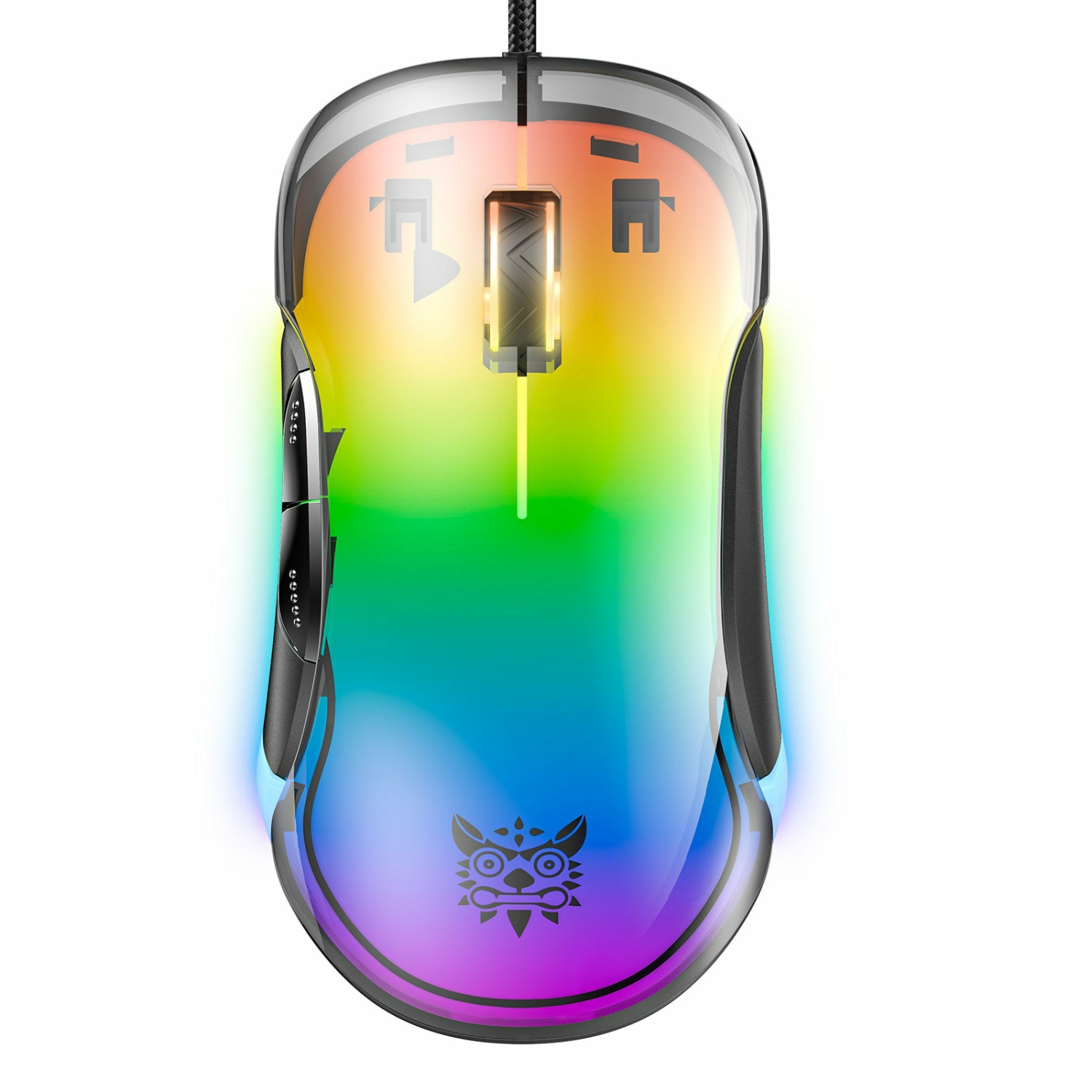 موس اونیکوما ONIKUMA CW925 WHITE FULL RGB WIRED