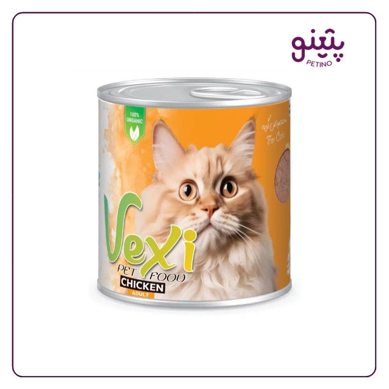 کنسرو گربه وکسی با طعم مرغ