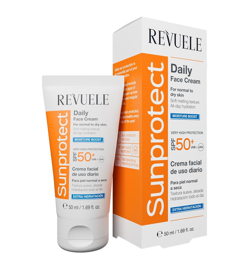 ضدآفتاب آبرسان رووئله (اورجینال) SPF 50+ – محافظت کامل و آبرسانی پوست نرمال تا خشک