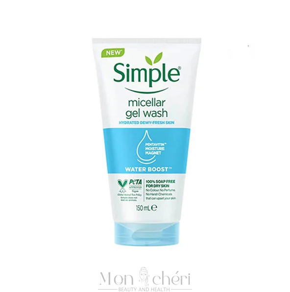 ژل شستشو صورت سیمپل مدل Micellar حجم 150 میل