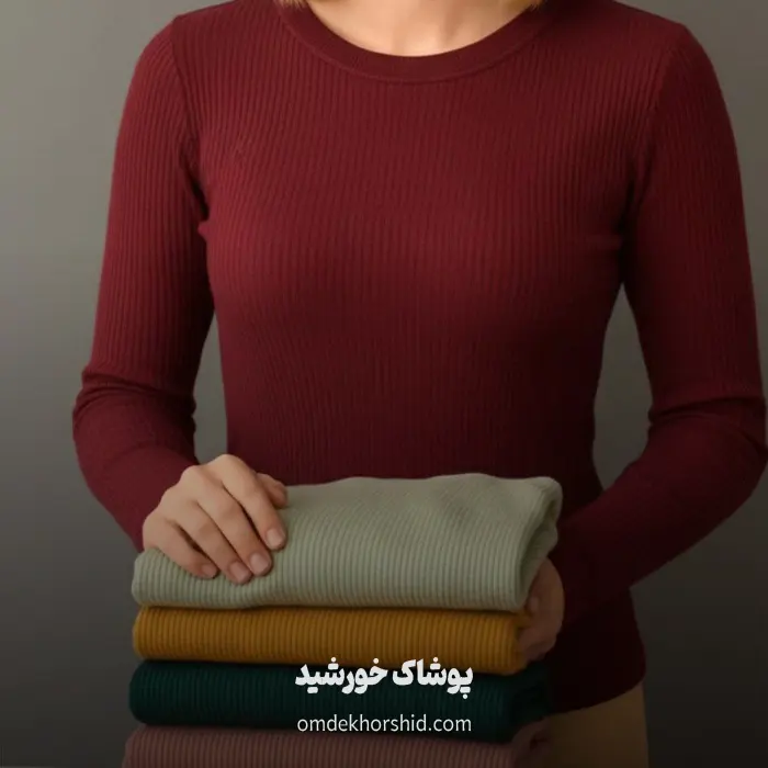 بلوز یقه گرد