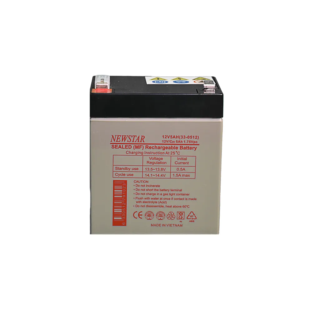 باتری 5 آمپر نیو استار مدل NEWSTAR 12V5AH