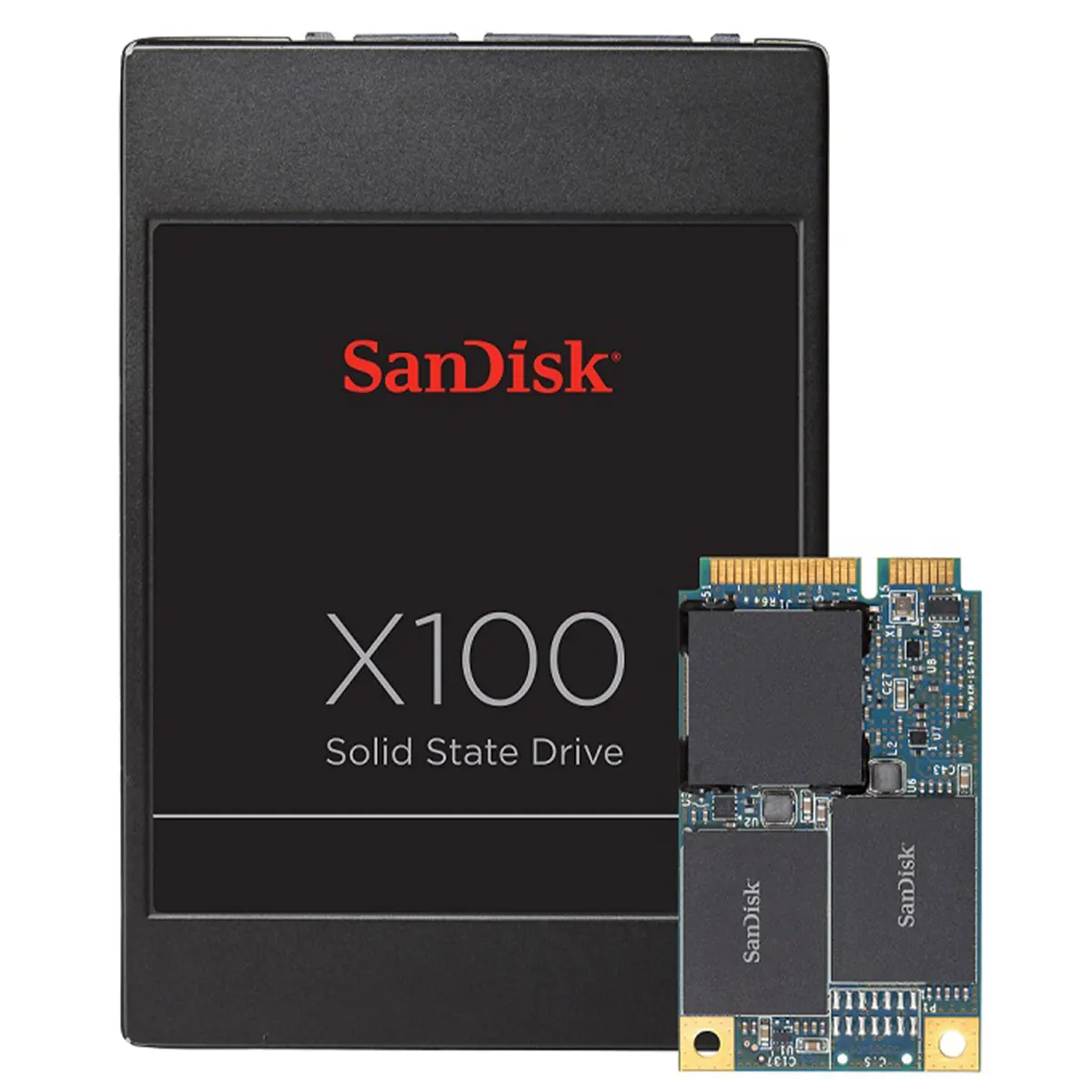 حافظه اس اس دی سن دیسک SSD SanDisk X100 SD5SB2-128G 128GB - 1 هفته تضمین سلامت و کارکرد فلش سیستم (کارکرده، سالم و تست شده)