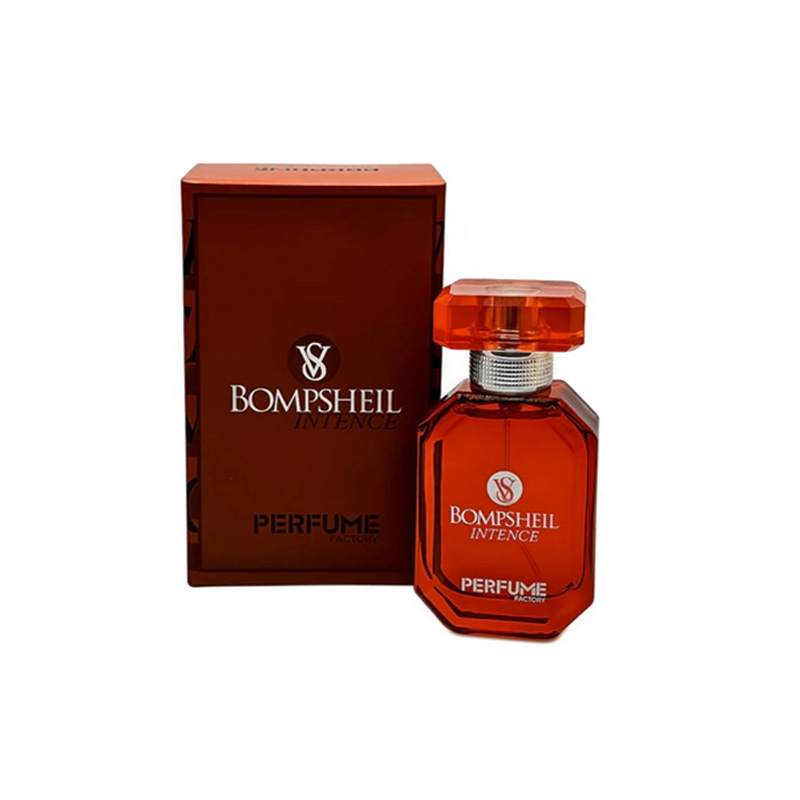 ادکلن مینیاتوری زنانه بامب شل اینتس برند پرفیوم فکتوری حجم ۳۰ میل bombsheil intence Perfume Factory