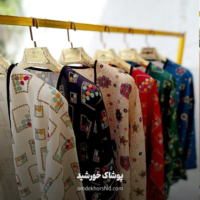 شومیز جلو باز کمربندی نخی