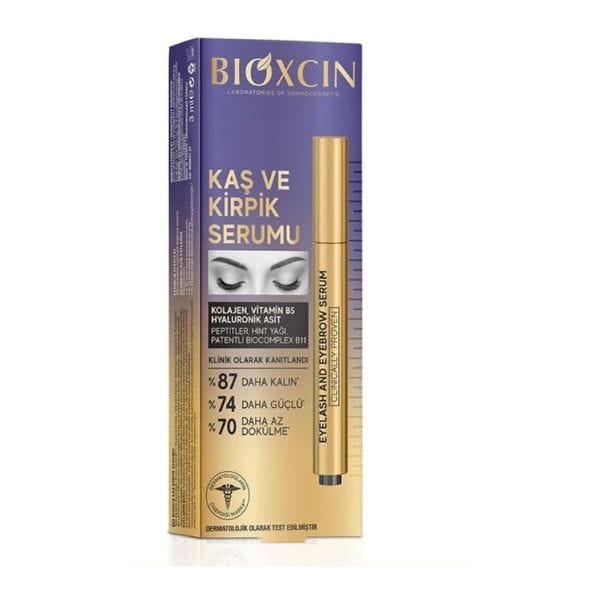 سرم تقویت مژه و ابرو بیوکسین 3 میل eyelash and eyebrow serum Bioxcin