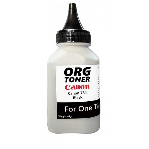 تونر یکبار شارژ کارتریج کانن 731 مشکی Canon 731 black 45gr toner