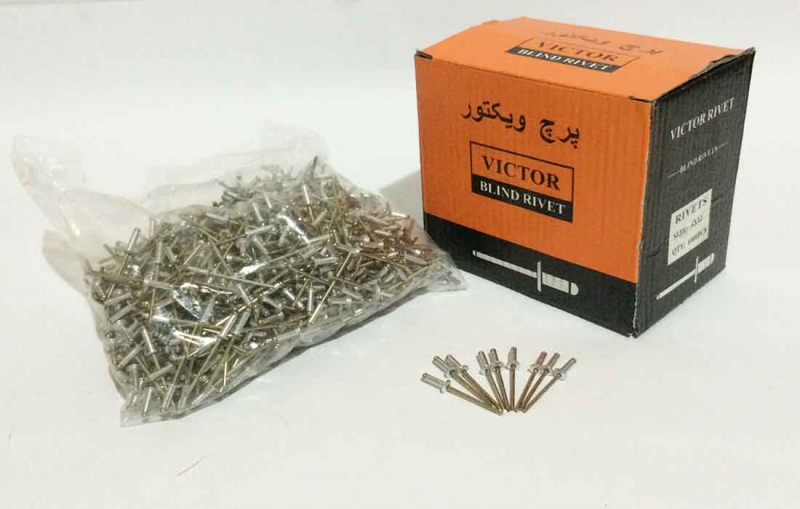 میخ پرچ 12*4 ویکتور