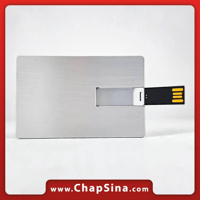 فلش مموری کارتی تبلیغاتی نقره ای – کد D22-S