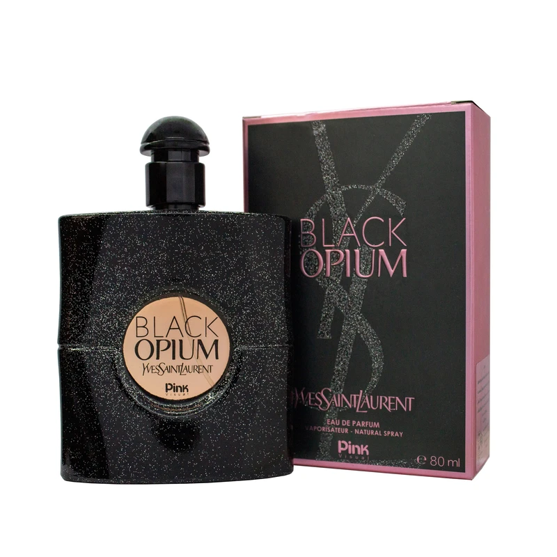 ادو پرفیوم زنانه پینک ویژوآل Black Opium حجم 80 میلی لیتر