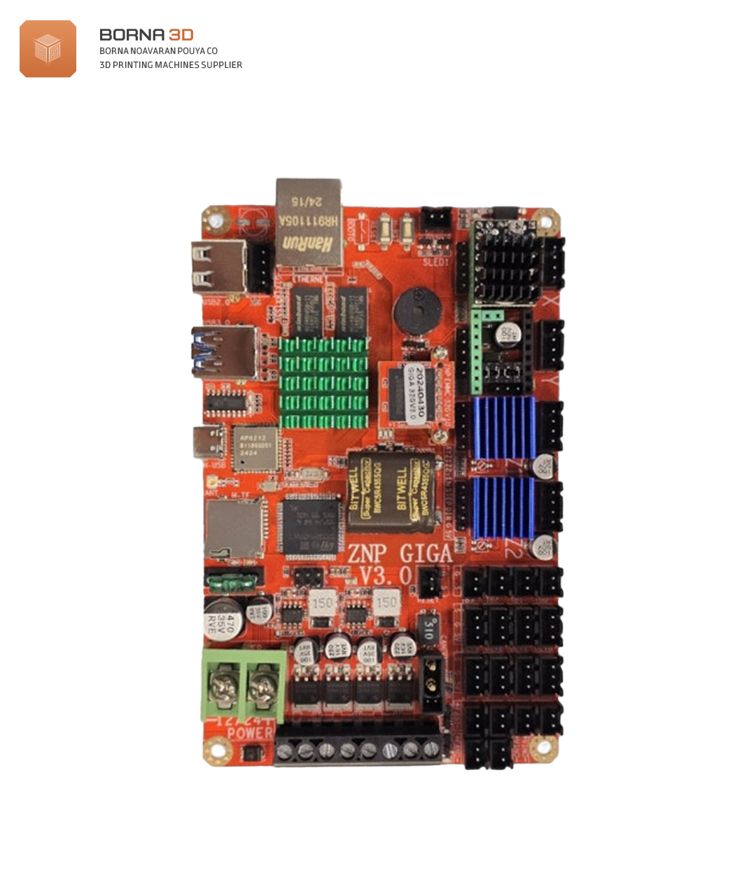 مادربرد پرینتر سه بعدی OrangeStorm Giga