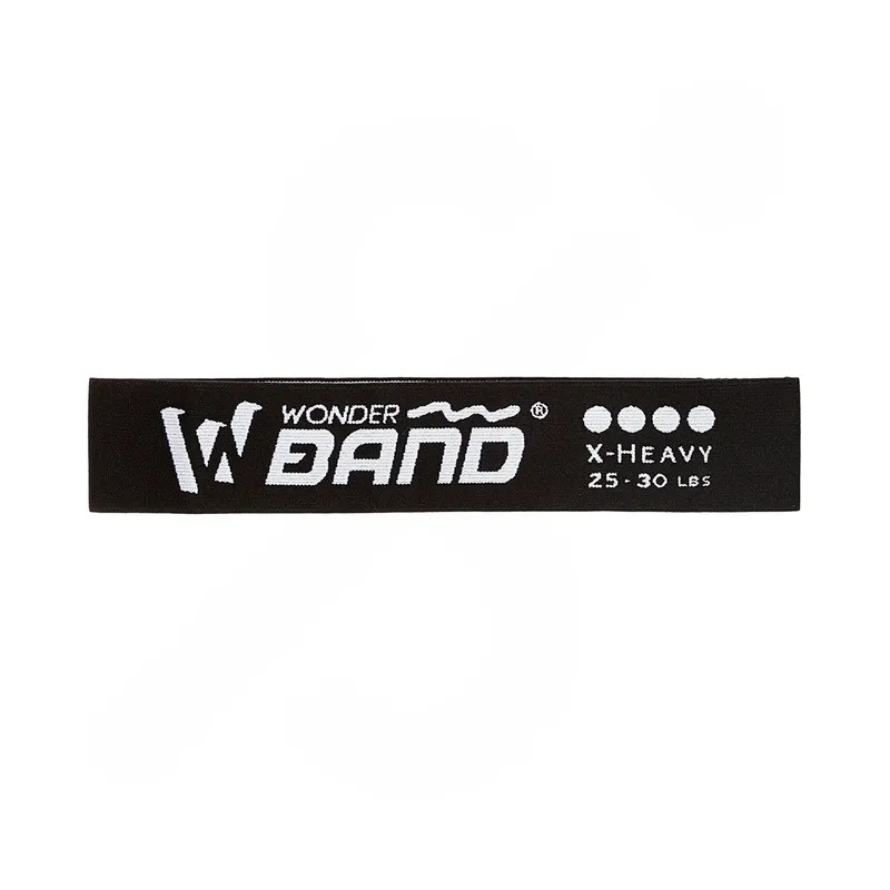 کش بدنسازی لوپ پارچه ای WONDR BAND خیلی سفت | مشکی