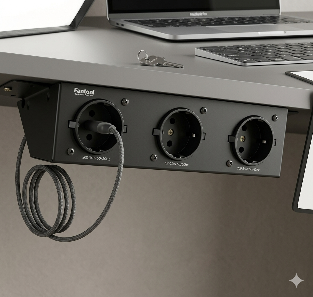 پریز روکار زیر میز و کابینت هوایی فانتونی N367 - N368