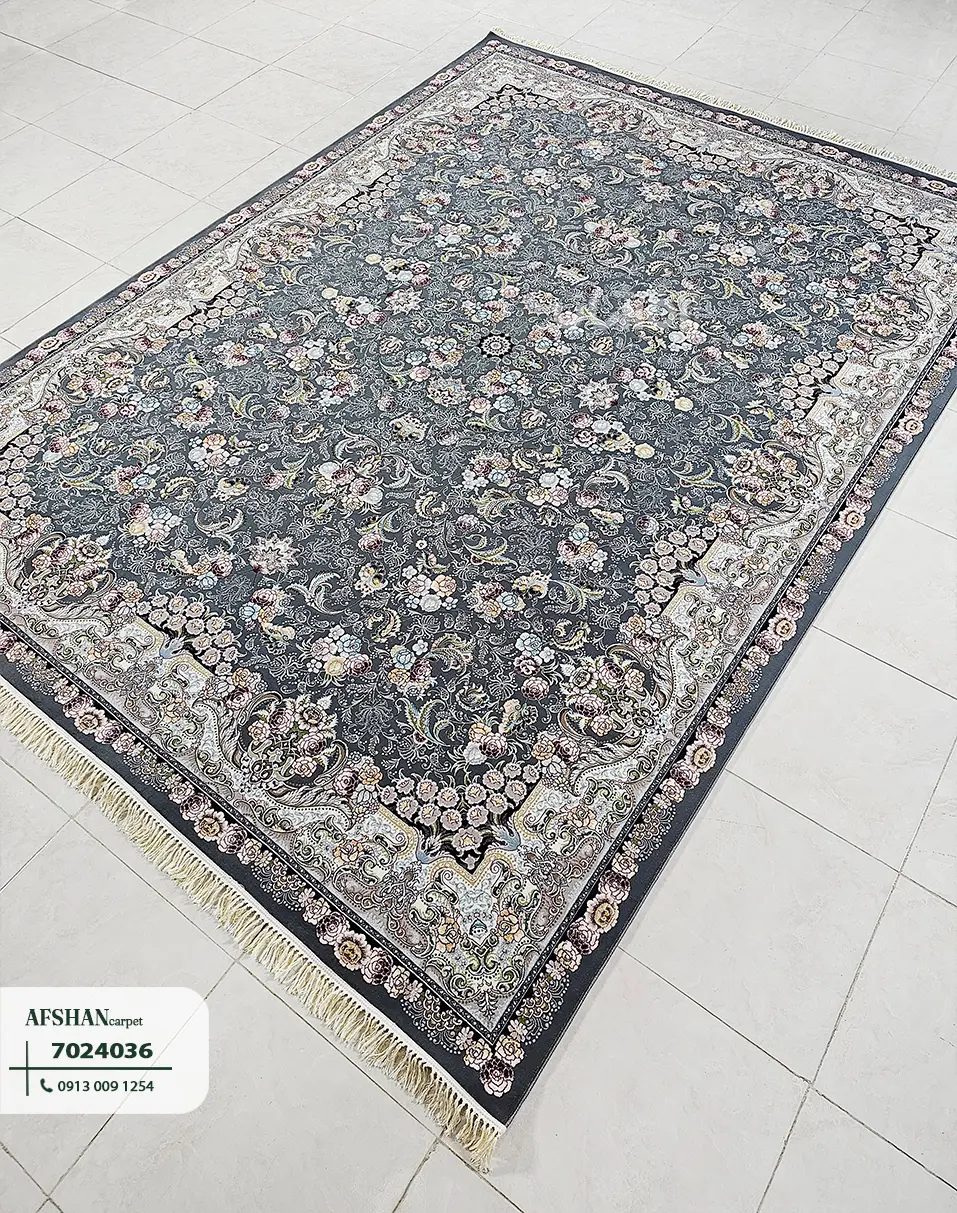 فرش 700 شانه آکرلیک طرح الماس کد 7024036 آرزو