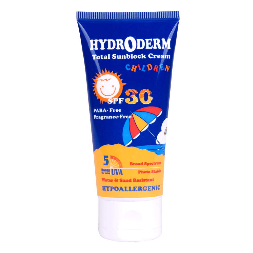 کرم ضدآفتاب کودکان SPF30 هیدرودرم 50 میلی لیتر