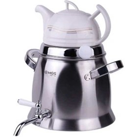 کتری قوری 5.5 لیتری کف چدن_مات MGS کد K81011