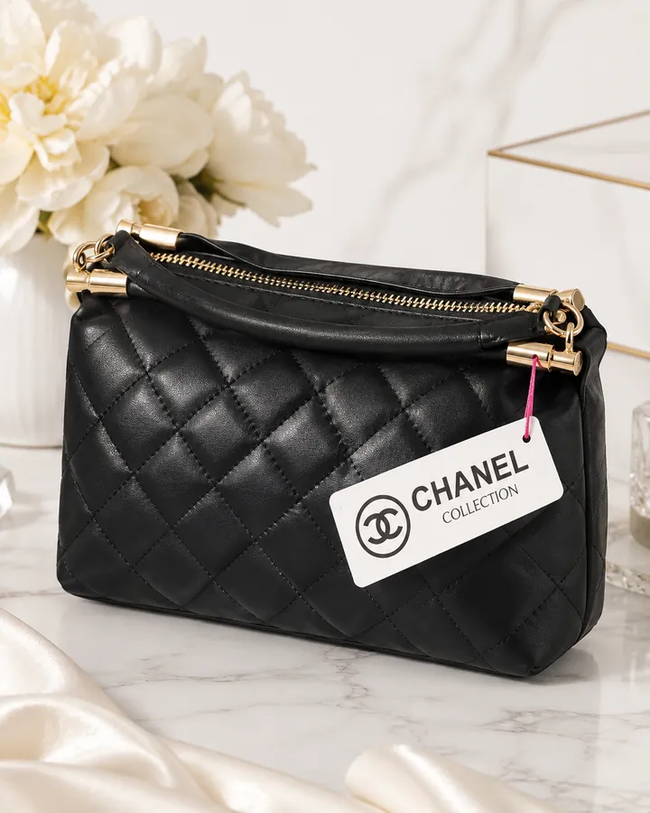 کیف پاسپورتی دوشی زنانه شنل (Chanel) مشکی