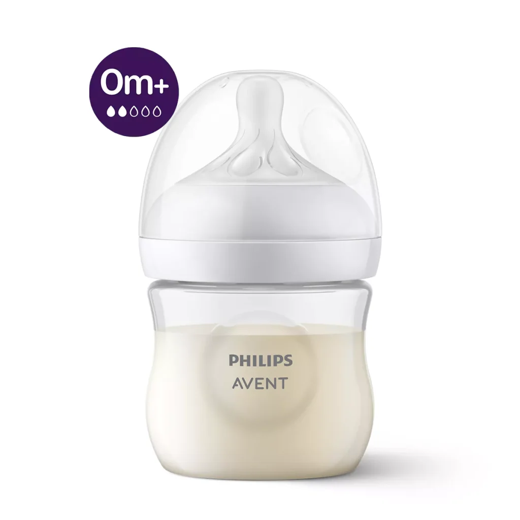 شیشه شیر اونت نچرال ۱۲۵ میلی لیتر طلقی فیلیپس PHILIPS AVENT سری Response بدون جعبه