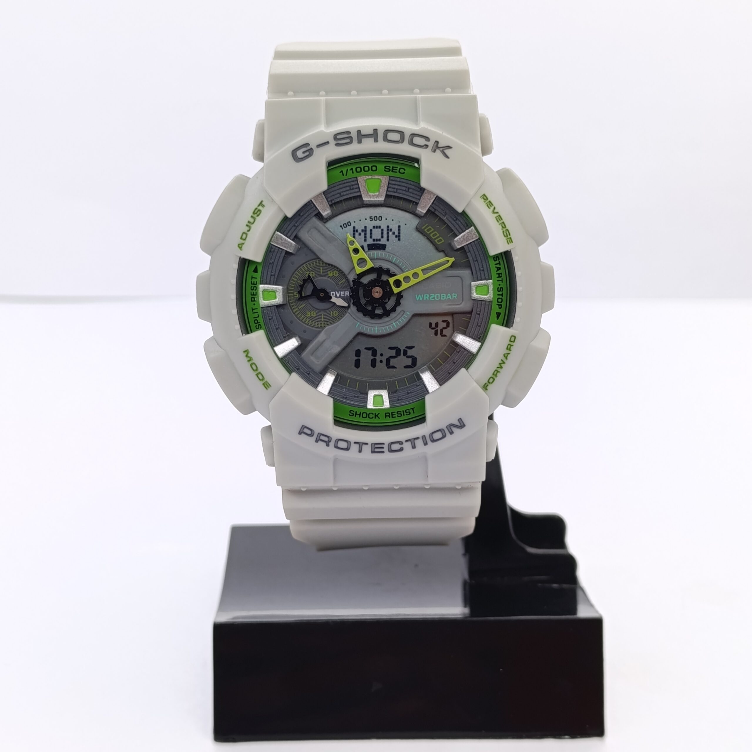 ساعت مردانه جی شاک بند طوسی مدل G-SHOCK ga-110