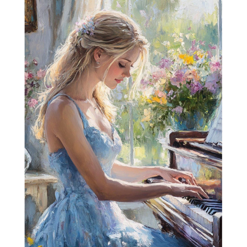 تابلو نقاشی الماسی بزرگسال کد 3391