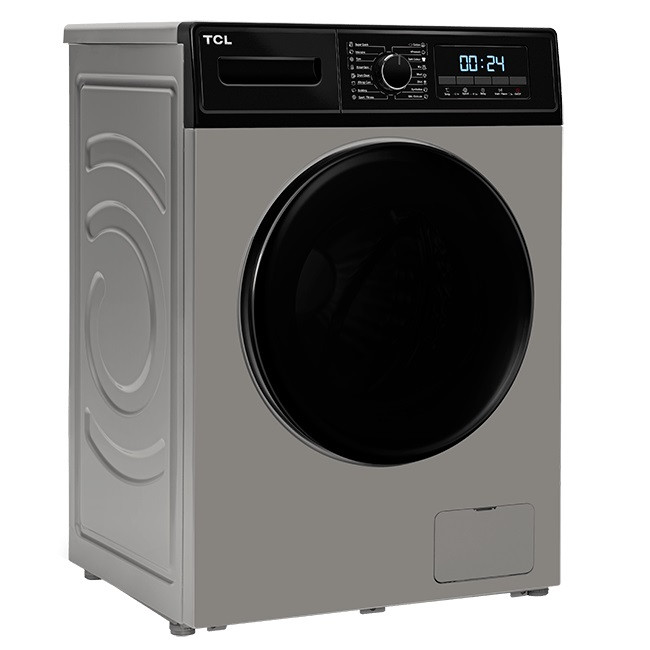 ماشین لباسشویی تی سی ال مدل G82-BS/BW ظرفیت 8 کیلوگرم - سفید