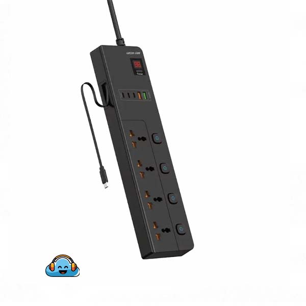چندراهی برق تایمردار گرین لاین مدل Green Lion GS800