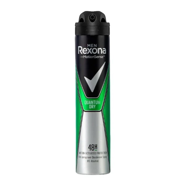اسپری دئودرانت مردانه رکسونا Rexona مدل QUANTUM DRY
