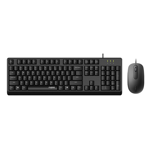 ماوس و کیبورد با سیم رپو مدل X130 PRO