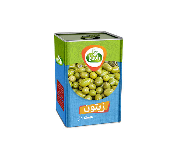 Unpitted Olives in 17kg Tin Packaging