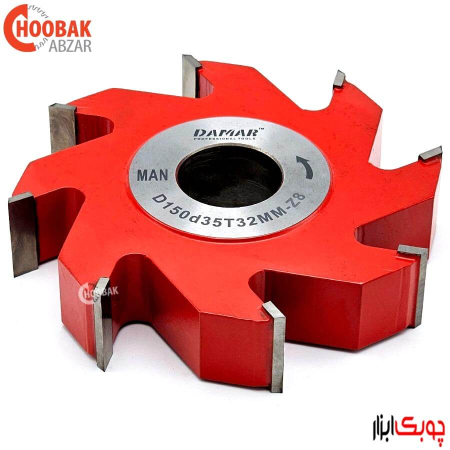 توپی شیارزن 32 میلیمتر 8 پر دامار کد DMGCD150d35T32Z8