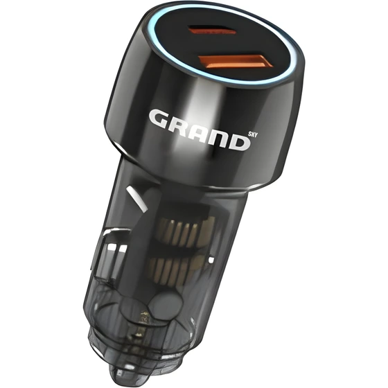 شارژر فندکی خودرو گرند مدل GC-06 توان ۴۸ وات