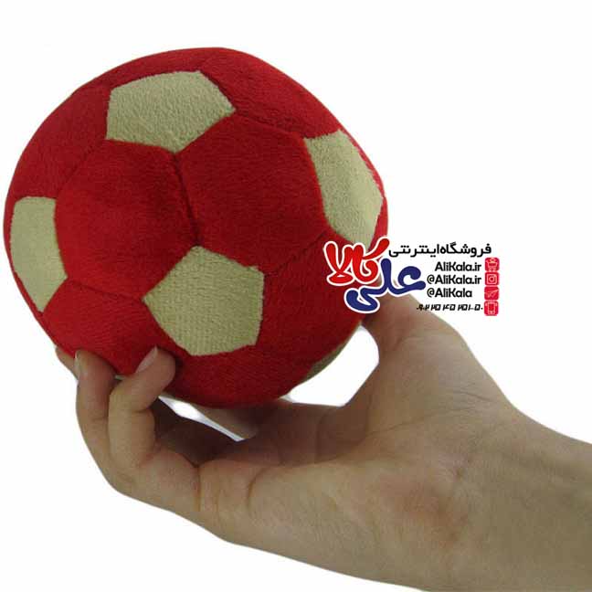توپ چهل تکه پارچه ای مخمل کوچک کد 03