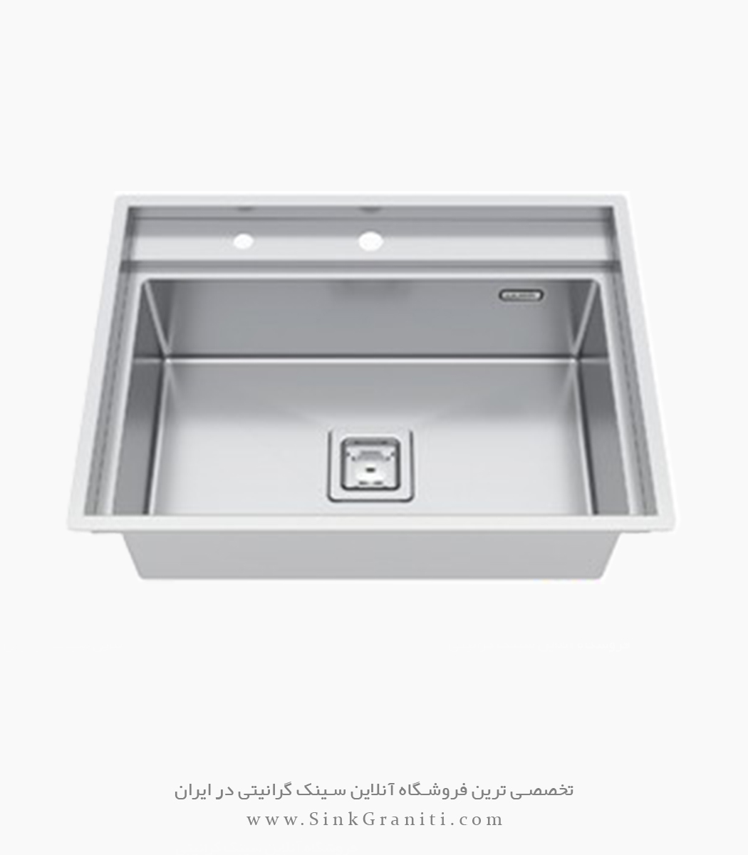 سینک ایلیا استیل مدل 6061 سایز 70 دوپله