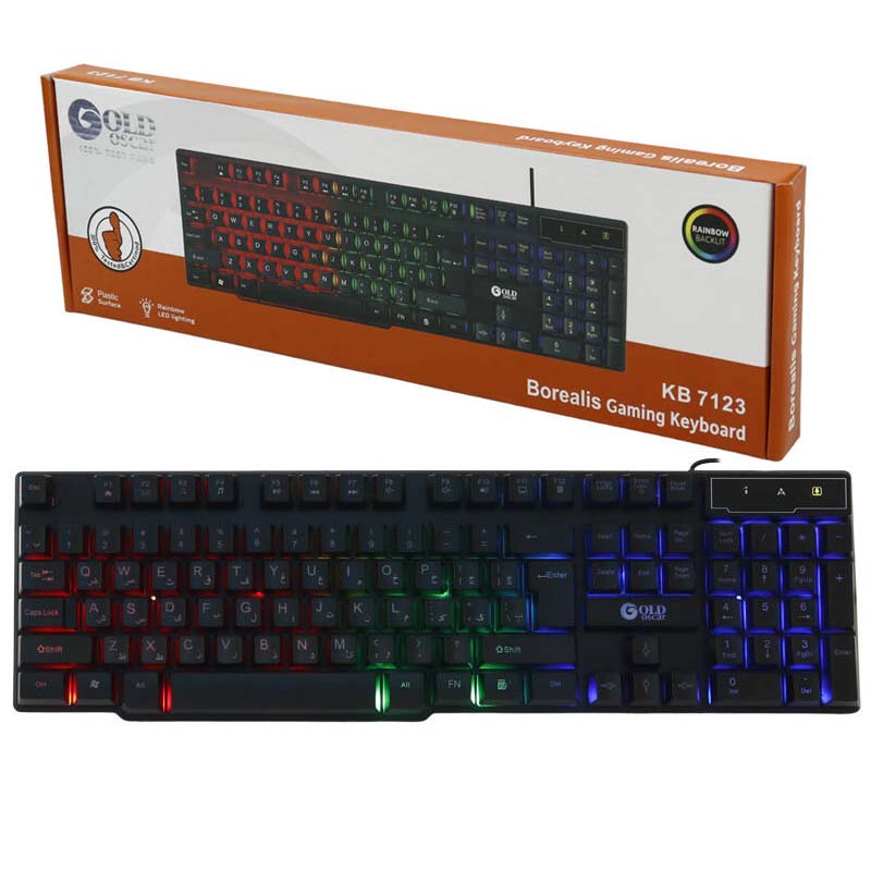 کیبورد گیمینگ Gold Oscar KB7123