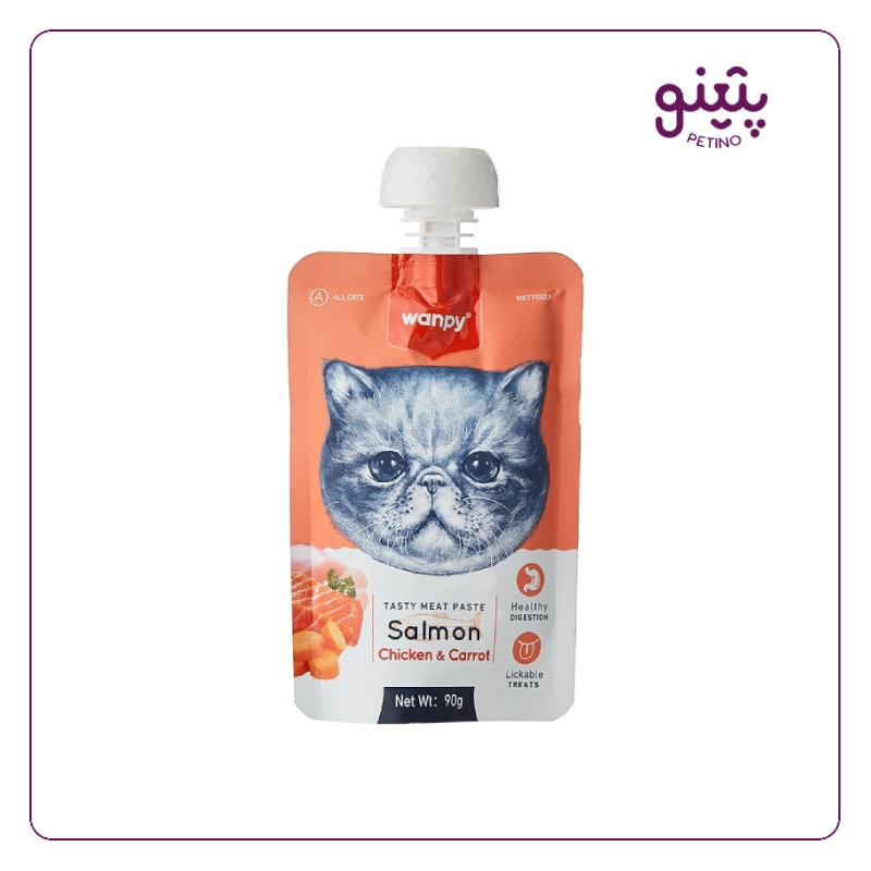 پودینگ گربه ونپی با طعم ماهی سالمون