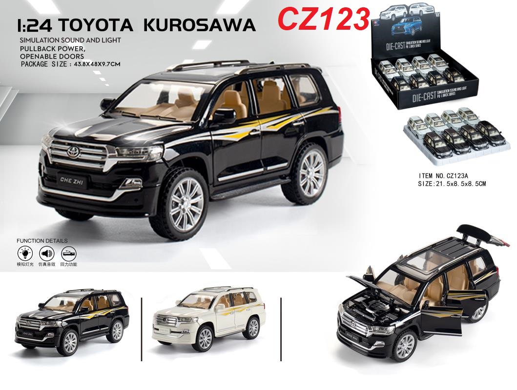 ماشین فلزی Toyota Kurosawa (Die-Cast 1:24) لندکروز