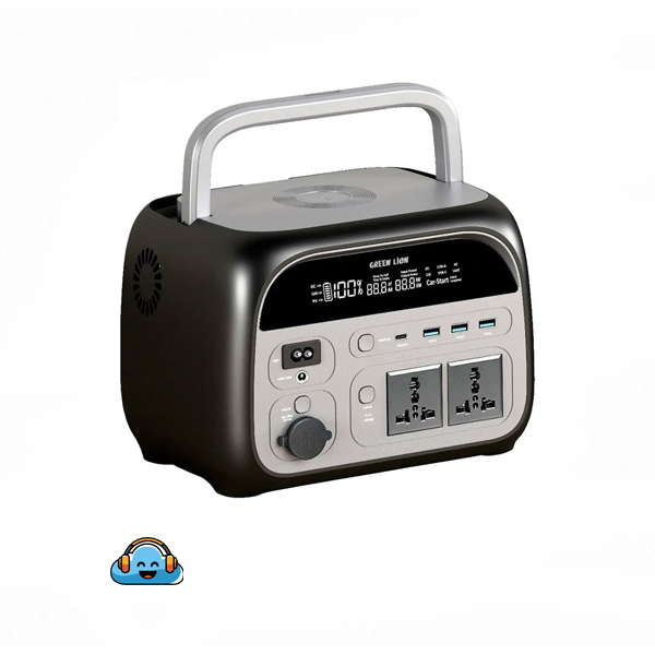 پاور استیشن گرین لاین Power Station Green Lion Model GNPS72KMAHBK 72000mAh 600W
