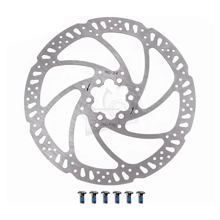 روتور دیسک ترمز Tektro TR-24 اورجینال 180 میلی‌متری