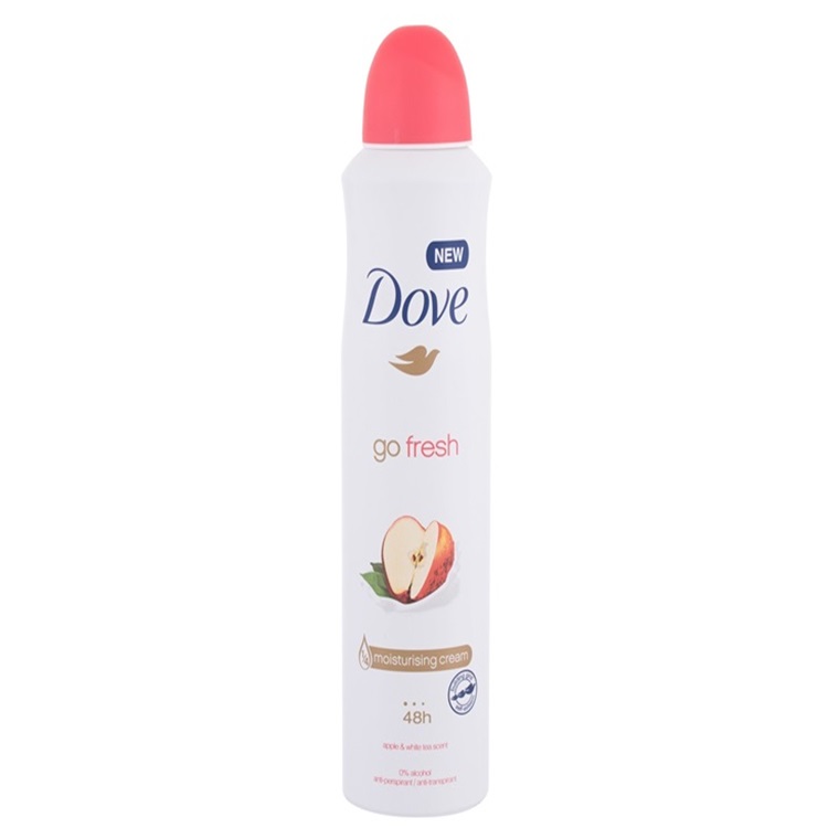 اسپری دئودرانت زنانه داو Dove مدل Go Fresh Apple رایحه سیب