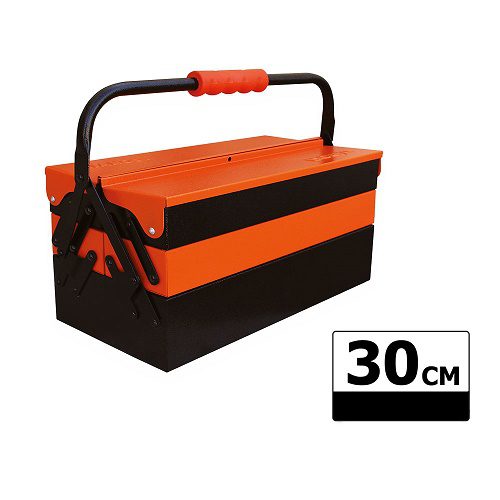جعبه ابزار فلزی تانوس 30 سانت اتوماتیک دو طبقه  TANOS