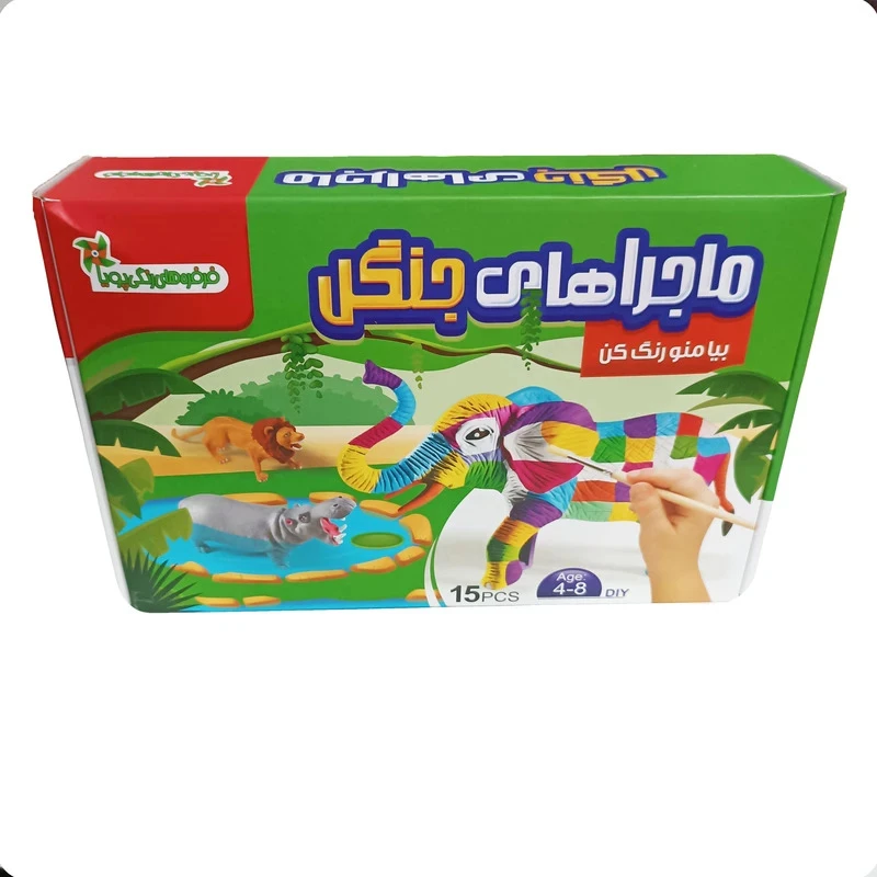بازی آموزشی رنگ‌آمیزی مدل ماجراهای جنگل
