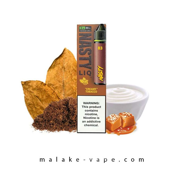 جویس تنباکو خامه نستی Nasty LIQ 83 Creamy Tobacco