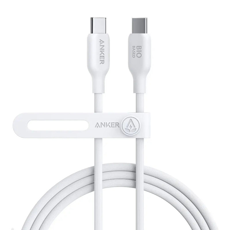 کابل USB-C انکر مدل A80F2 طول 1.8 Anker544 USB-C to USB-C Cable (bio-based 6ft)