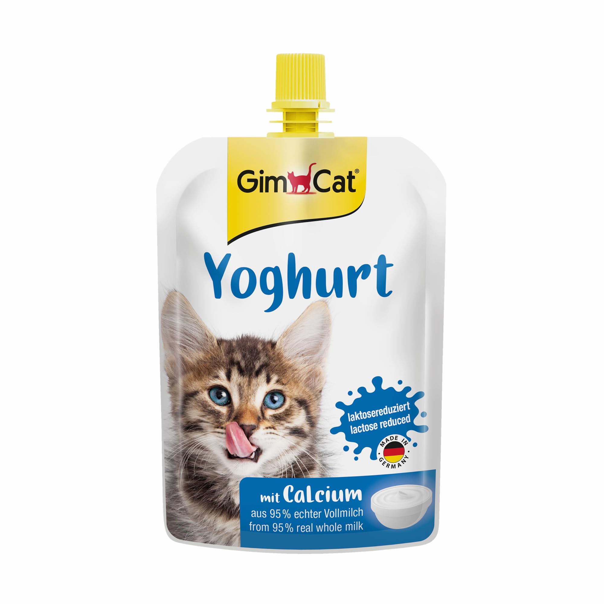 ماست مخصوص گربه جیم کت مدل کلسیم وزن 150 گرم