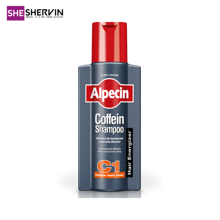 شامپو ضد ریزش Caffeine C1 آلپسین 375ml