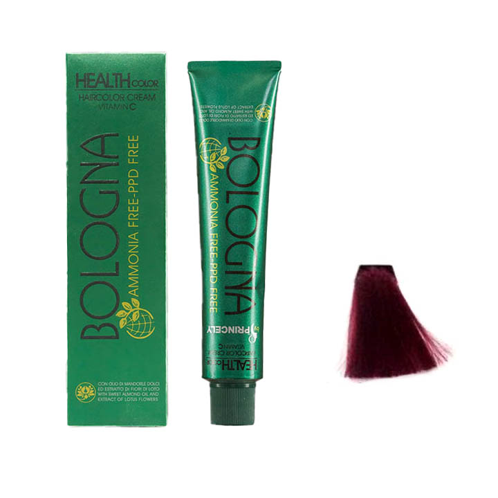 رنگ مو بلونیا سری violet red شماره ۵.۶۲ حجم ۱۰۰ میلی لیتر رنگ شرابی روشن