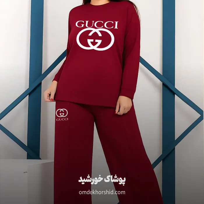 ست آستین دار بگ چاپ گوچی