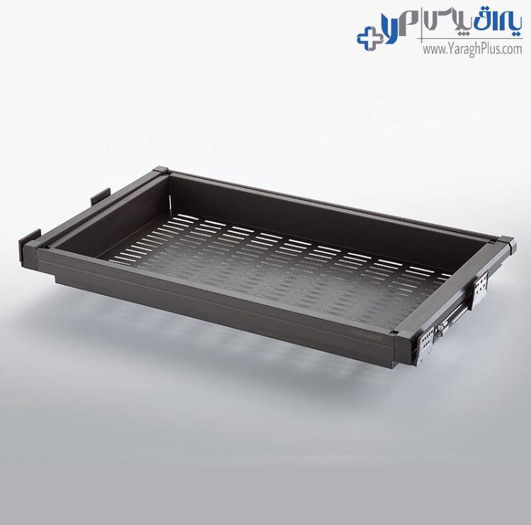 سبد ریلی کشویی فلزی داخل کمد لباس قابل رگلاژ آرام بند یونی هاپر WS4120